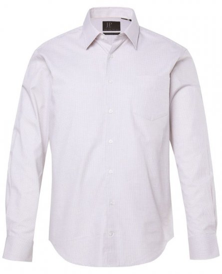 JP1880 Business Shirt Long Sleeve Pink - Skjortor - Stora skjortor - 2XL-8XL