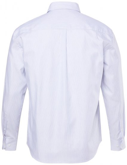 JP1880 Business Shirt Long Sleeve Striped Snow White - Skjortor - Stora skjortor - 2XL-8XL