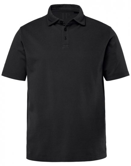 JP1880 Polo Shirt Pique Vintage Black - Pikétröjor - Stora pikétröjor - 2XL-8XL