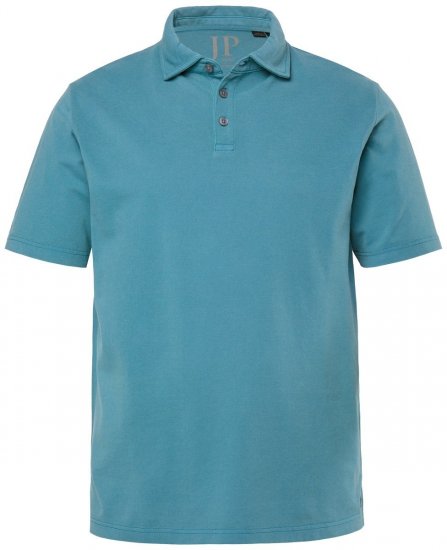 JP1880 Polo Shirt Short Sleeve Pique VIntage Teal - Pikétröjor - Stora pikétröjor - 2XL-8XL