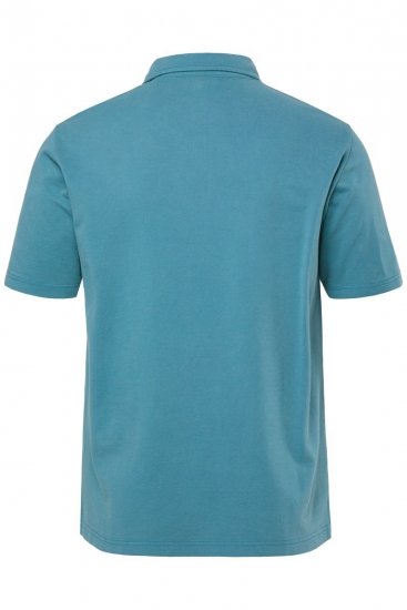 JP1880 Polo Shirt Short Sleeve Pique VIntage Teal - Pikétröjor - Stora pikétröjor - 2XL-8XL