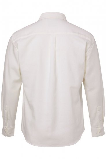 JP1880 Checked Flannel Shirt Long Sleeve Creamy White - Skjortor - Stora skjortor - 2XL-8XL
