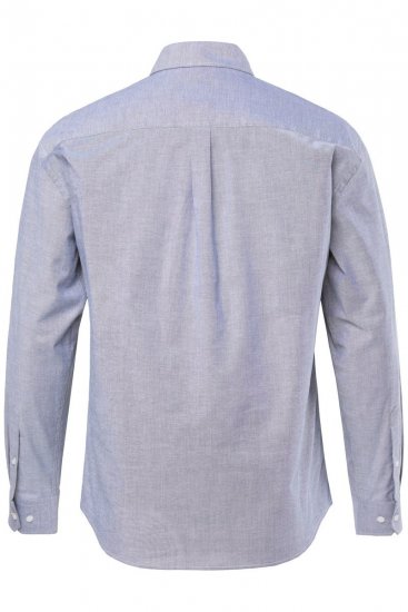 JP1880 Oxford Shirt Long Sleeve Denim Blue - Skjortor - Stora skjortor - 2XL-8XL