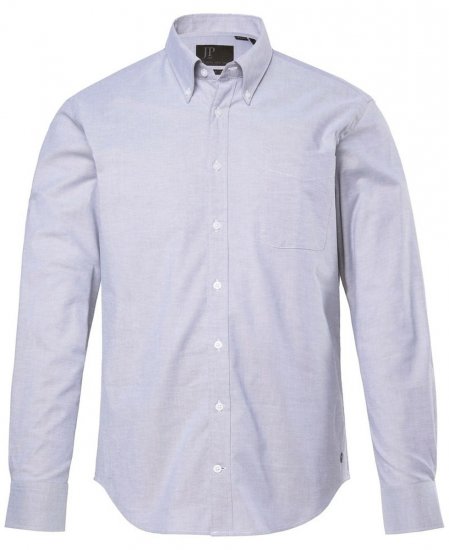 JP1880 Oxford Shirt Flexnamic Long Sleeve Grey - Skjortor - Stora skjortor - 2XL-8XL
