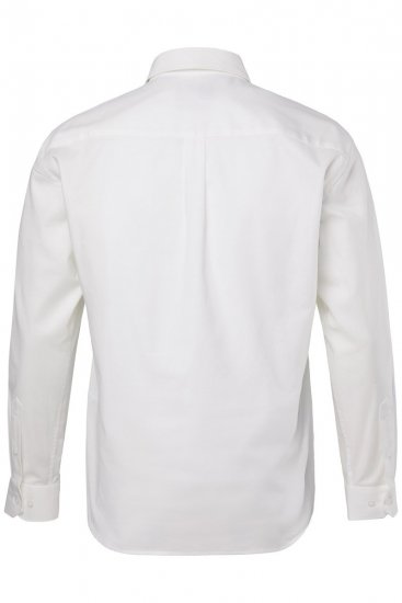 JP1880 Oxford Shirt Flexnamic Long Sleeve Snow White - Skjortor - Stora skjortor - 2XL-8XL