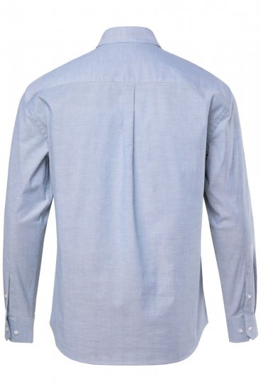 JP1880 Oxford Shirt Flexnamic Long Sleeve Ash Turquoise - Skjortor - Stora skjortor - 2XL-8XL