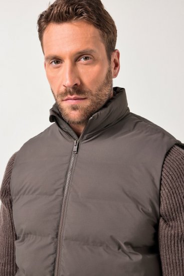 JP1880 841361 Laserquiltad väst Mockabrun - Jackor - Stora jackor - 2XL-12XL