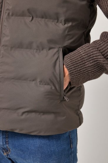 JP1880 841361 Laserquiltad väst Mockabrun - Jackor - Stora jackor - 2XL-12XL