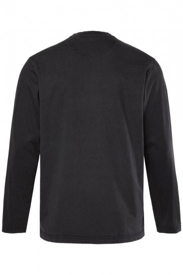 Men+ 612 Långärmad T-shirt Denim Brand Company Svart - T-shirts - Stora T-shirts - 2XL-14XL