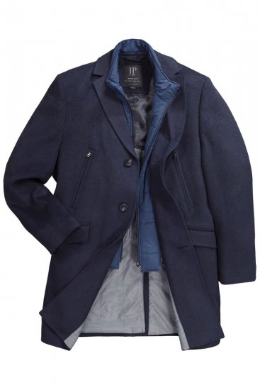 JP1880 Coat Flexnamic With Removable Insert Navy - Jackor - Stora jackor - 2XL-12XL