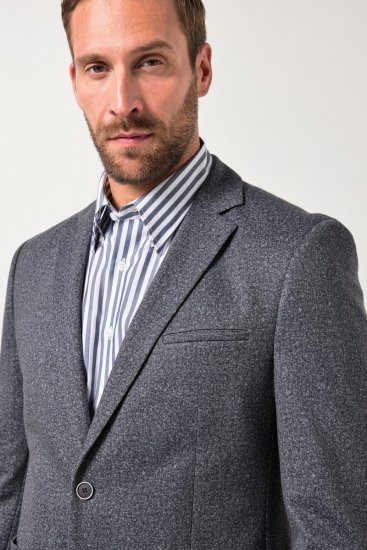 JP1880 Jacket Business Donegal Graphite Grey - Jackor - Stora jackor - 2XL-12XL
