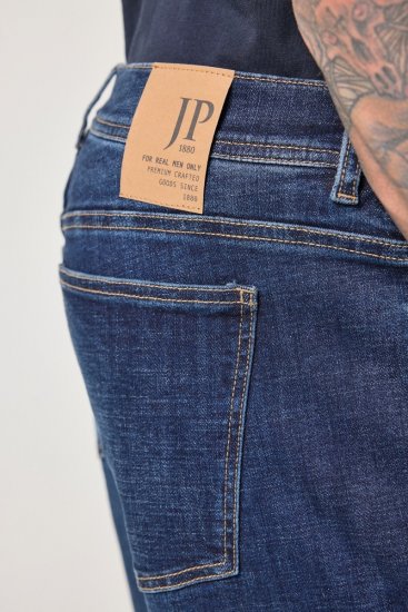 JP1880 FLEXNAMIC Jeans Tapered Loose Fit Dark Denim Blue - Jeans & byxor - Stora Jeans och Stora Byxor
