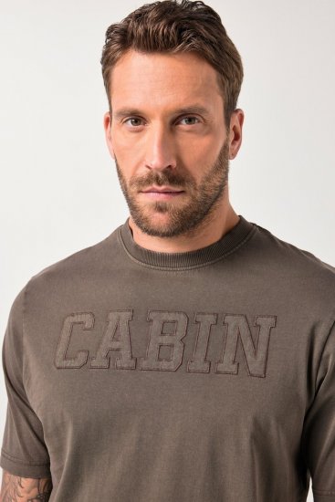 JP1880 T-Shirt Short Sleeve Cabin Mahogany Brown - T-shirts - Stora T-shirts - 2XL-14XL