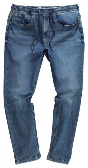 JP1880 FLEXNAMIC Straight Fit Jeans with Stretch Waist - Jeans & byxor - Stora Jeans och Stora Byxor