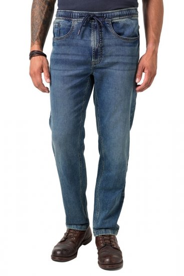 JP1880 FLEXNAMIC Straight Fit Jeans with Stretch Waist - Jeans & byxor - Stora Jeans och Stora Byxor