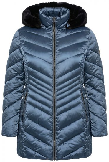 Ulla Popken 842013 Täckjacka Denimblå - Jackor - Damjackor i stora storlekar