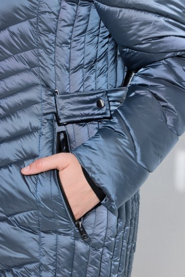 Ulla Popken 842013 Täckjacka Denimblå - Jackor - Damjackor i stora storlekar