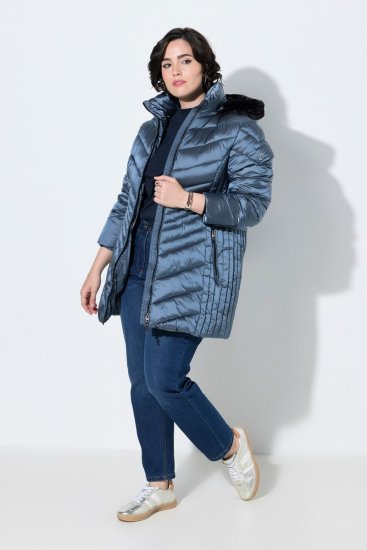 Ulla Popken 842013 Täckjacka Denimblå - Jackor - Damjackor i stora storlekar