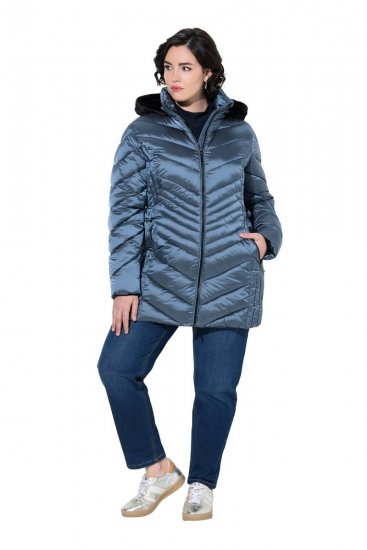 Ulla Popken 842013 Täckjacka Denimblå - Jackor - Damjackor i stora storlekar
