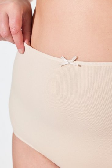 Ulla Popken 842435 Trosor med hög midja 3-pack Beige - Trosor - 