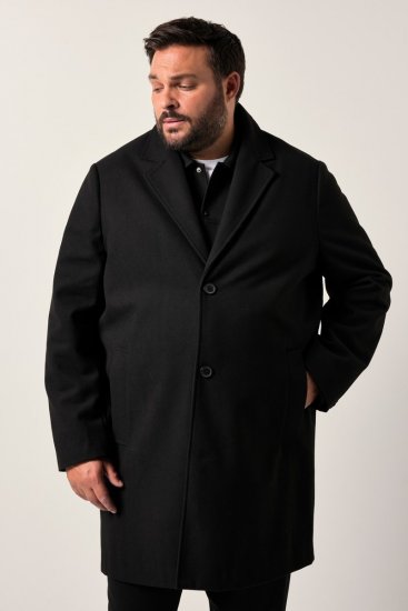 Men+ 482 Vattenavvisande rock i ullook Svart - Jackor - Stora jackor - 2XL-12XL
