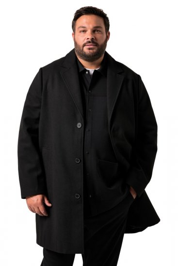 Men+ 482 Vattenavvisande rock i ullook Svart - Jackor - Stora jackor - 2XL-12XL