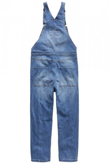 JP1880 842648 Hängselbyxor i jeans med vid passform Denimblå - Jeans & byxor - Stora Jeans och Stora Byxor