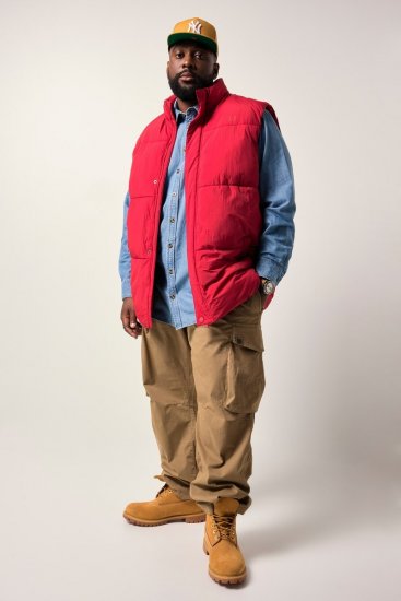 STHUGE 842684 Vadderad väst Röd - Jackor - Stora jackor - 2XL-12XL