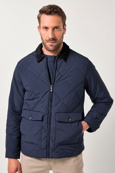 JP1880 842790 Quiltad bomberjacka i återvunnet material Mörkblå - Jackor - Stora jackor - 2XL-12XL