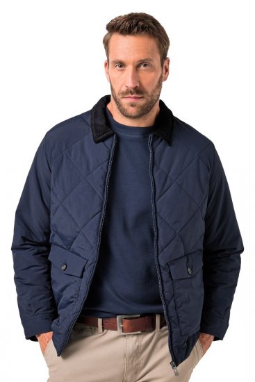 JP1880 842790 Quiltad bomberjacka i återvunnet material Mörkblå - Jackor - Stora jackor - 2XL-12XL