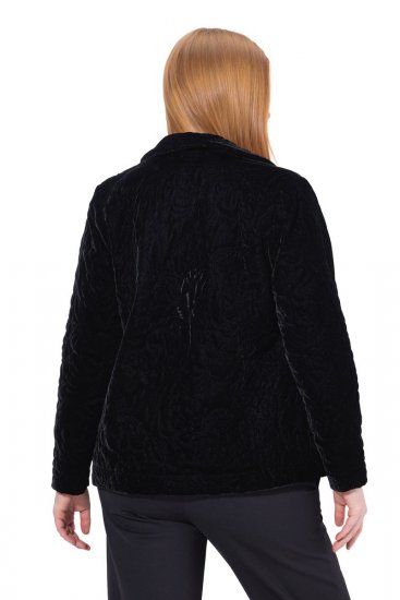 Ulla Popken 843244 Sammetsjacka Svart - Jackor - Damjackor i stora storlekar
