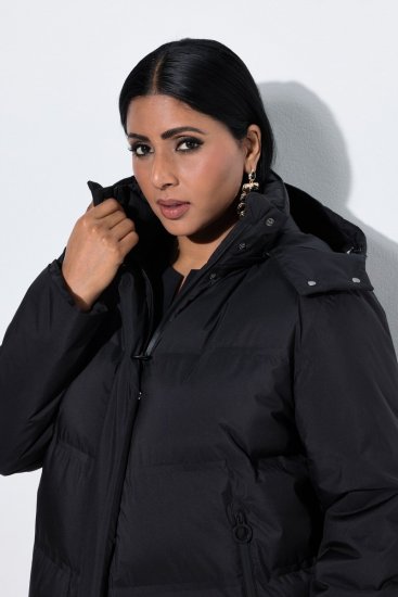 Ulla Popken SYMPATEX Triple Function Coat Black - Kappor - Kappor i stora storlekar