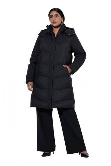 Ulla Popken SYMPATEX Triple Function Coat Black - Kappor - Kappor i stora storlekar