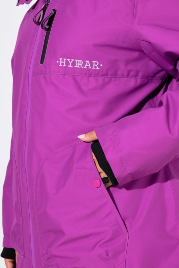 Ulla Popken 843542 Funktionskappa Lila - Kappor - Kappor i stora storlekar