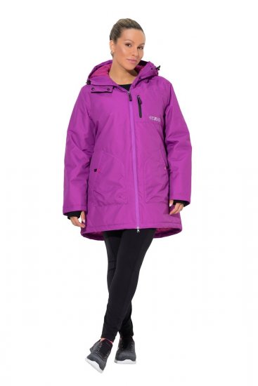 Ulla Popken 843542 Funktionskappa Lila - Kappor - Kappor i stora storlekar