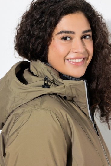 Ulla Popken 844034 Funktionsjacka Khaki - Jackor - Damjackor i stora storlekar