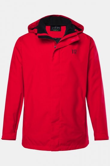 Jay-Pi 844210 Regnjacka med hopvikbar huva Salsaröd - Jackor - Stora jackor - 2XL-12XL