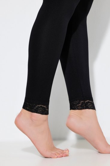 Ulla Popken 844563 Strumpleggings Svart - Strumpbyxor & strumpor - 
