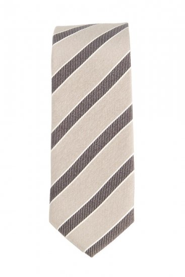 JP1880 Silk Tie Extra Long with Stripes - Slipsar och flugor - 