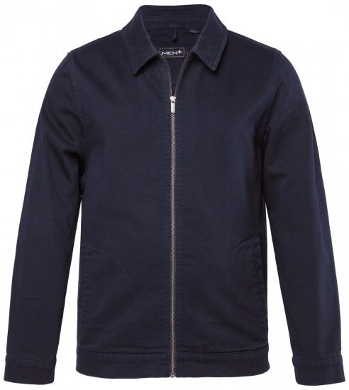 Men+ 876 Jeansjacka med dragkedja Mörkblå - Jackor - Stora jackor - 2XL-12XL