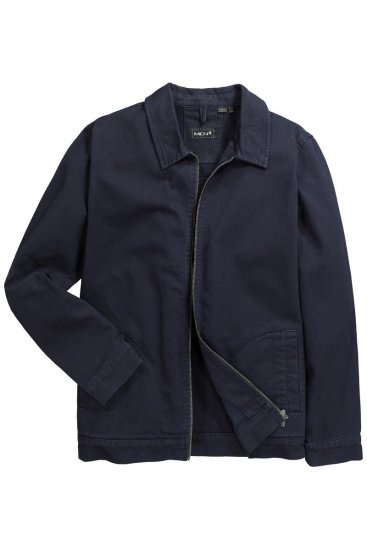 Men+ 876 Jeansjacka med dragkedja Mörkblå - Jackor - Stora jackor - 2XL-12XL