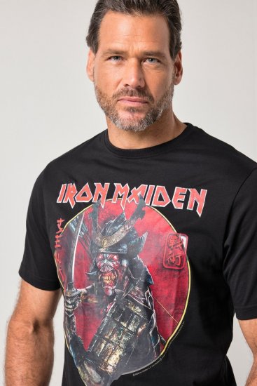 JP1880 845106 Iron Maiden Senjutsu T-shirt Svart - Band T-shirts - Band T-shirts i stora storlekar