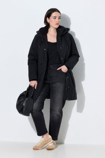 Ulla Popken 845111 Parkas Svart - Kappor - Kappor i stora storlekar