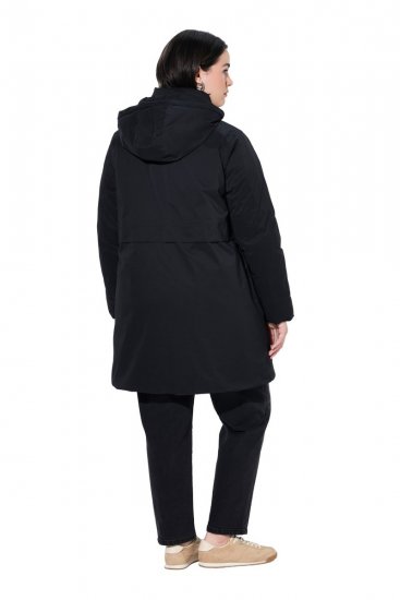Ulla Popken 845111 Parkas Svart - Kappor - Kappor i stora storlekar