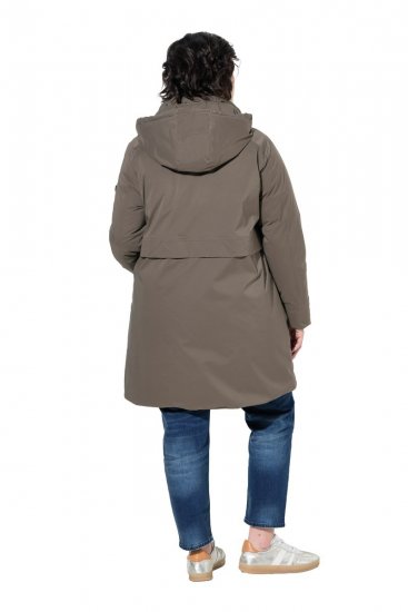 Ulla Popken 845111 Parkas Mörkgrön - Kappor - Kappor i stora storlekar