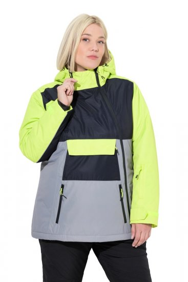 Ulla Popken 845115 Funktionskappa Grå - Kappor - Kappor i stora storlekar