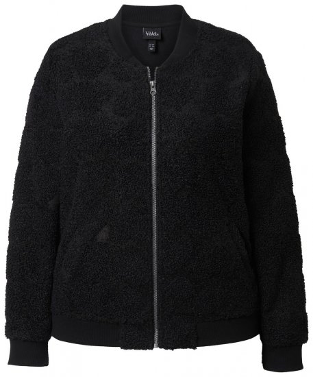 Ulla Popken 845262 Teddyjacka Svart - Jackor - Damjackor i stora storlekar