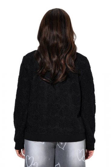 Ulla Popken 845262 Teddyjacka Svart - Jackor - Damjackor i stora storlekar