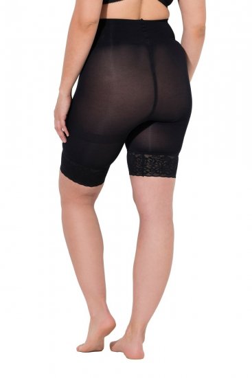 Ulla Popken 845319 Skavskyddsshorts med spets Svart - Skavskyddsshorts - 