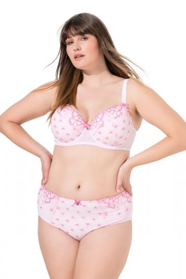 Ulla Popken 845425 Trosor med spets Rosa - Trosor - 